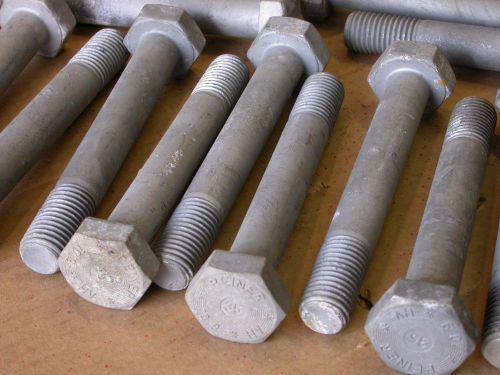 (48) large metric bolts, 24mm x 170mm, 42mm thread, 41mm head, 10.9 grade for sale