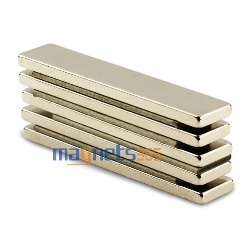 5pcs N50 Strong Block Cuboid Rare Earth Neodymium Strip Magnets 50 x 10 x 3mm