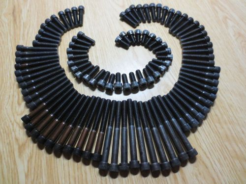 1/4-20 lot of various sizes shcs socket head screws  total lot of 100 for sale