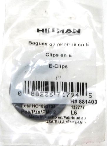 Hillman 1&#034; e-clip 2 pack for sale