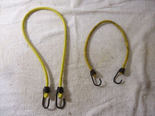 Lot of 2, mixture of bungee cords (yellow &amp; black), euc for sale