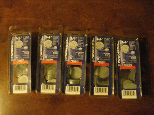 LOT OF 5 POWDER FASTENERS METAL WASHERS FOR ADDED BESRING SURFACE 25 IN A PACK