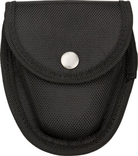 China made 210980 handcuff pouch black nylon belt pouch w/ snap closure stor for sale