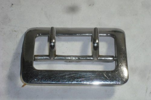 Used silver/ chrome  police duty belt buckle for sale