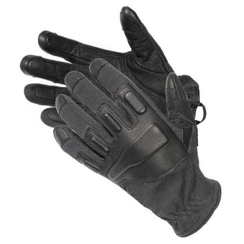 Blackhawk 8141mdbk black medium fury commando tactical gloves with kevlar for sale