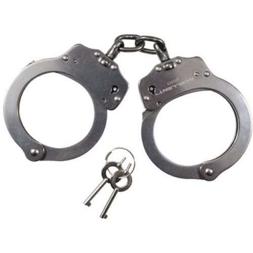 NIJ Approved Stainless Steel Chain Link Military Police Handcuffs