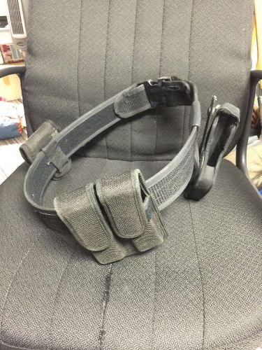 Bianchi web holster police belt for sale