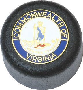 ASP Baton Caps Virginia State Seal Cap These replacement caps are designed to en