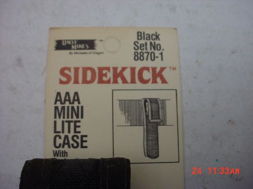 Lot  of  3  Uncle Mikes 8870-1 AAA Mini Lite Light Case with Protective Flap