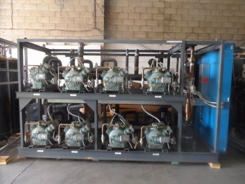 Hill Phoenix Compressor Rack - 8 Carlyle Pumps: Low, Medium, High Temp