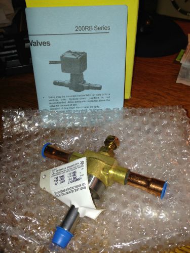 Alco controls 200rb 5t4t refrigerant solenoid valve less coil 1/2&#034; connections for sale