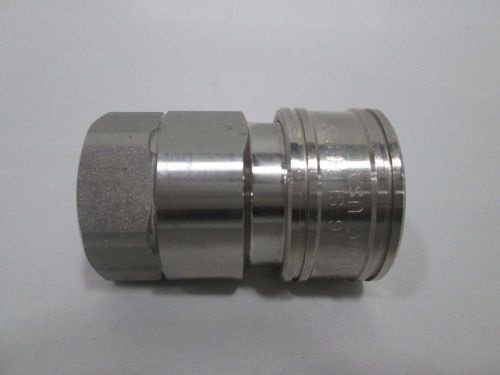 NEW PERFECTING COUPLING TNV-08-F-2 1/2IN NPT FEMALE STAINLESS COUPLER D288016