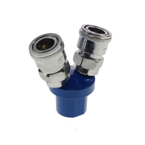 Pneumatic 1/4&#034; bspt female 2 way air hose quick coupler socket connector for sale