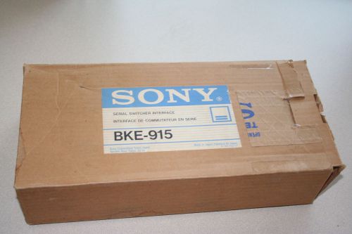 Sony serial switcher  interface  bke-915 for sale