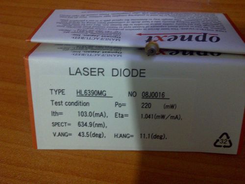 Opnext- Red laser diode HL6390 635nm 300mW@25C 220mW @50C -