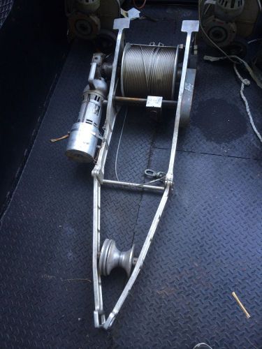 CUES Rehabilitation Winch to pull packer systems Manhole recovery winch