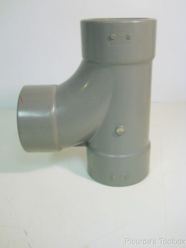 New 110mm durapipe abs  swept tee, metric pipe fitting, s&amp;lp, 11148314, 110dn100 for sale