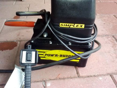 Simplex power buddy hydraulic pump for sale