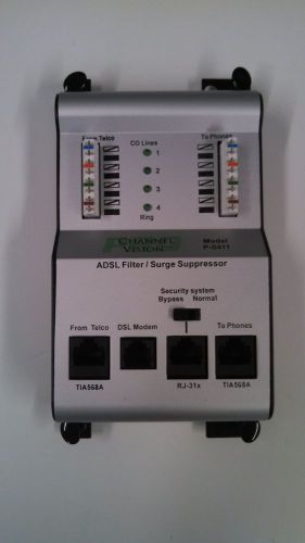 Channel Vision - P-0411 - ADSL Filter and Surge Suppressor (Qty of 2)