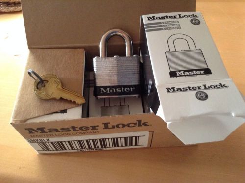 Master lock 3mkblk  total 6 locks for sale