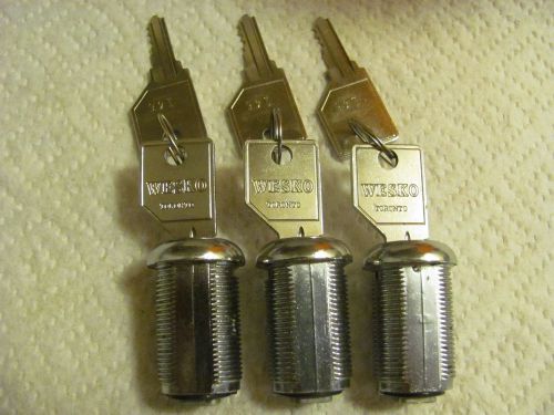 Wesko Cylinder Barrel Lock &amp; Keys