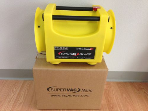 SUPER VAC NANO P8S - 8&#034; CONFINED SPACE BLOWER - MADE IN THE U.S.A-FREE SHIP