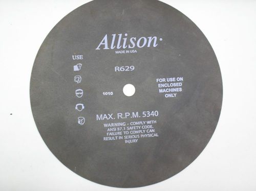 Allison 10&#034; x 1/16&#034; x 5/8&#034; 120 Grit Abrasive cut off Wheel