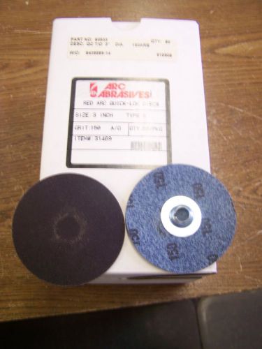 50 Pcs 3&#034; type S 150G  Quicklock Disc