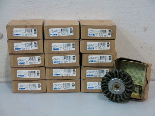 16 osborn 26250 knotted 4&#034; wire wheels, 1&#034; x .0118&#034; x 1/2&#034; for sale