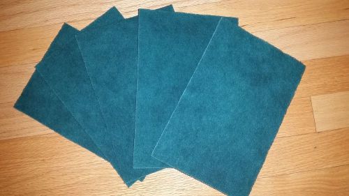 (lot of 5 pads) niagara 96n medium-duty scouring pads 6&#034; x 9&#034;, green  free s&amp;h for sale