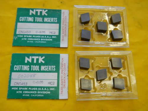 10 NEW CNG-453 INDEXABLE CERAMIC TOOL INSERTS NTK USA
