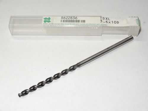 Osg 3.6mm 0.1417&#034; wxl fast spiral taper long length twist drill cobalt 8622836 for sale