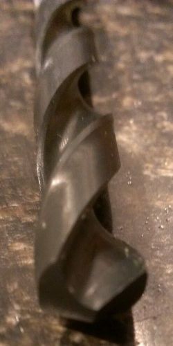 New precision twist drill 7/16&#034; taper shank high speed steel, black oxide bit for sale