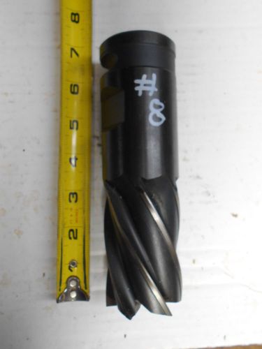 2&#034;end mill    2&#034; shank trw  m-42   #8 for sale