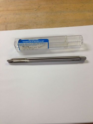 Sossner#21040 (osg#1295300) 3/8-16  long shank tap 3-flute, s/p plug new for sale