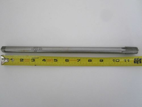 NEW EXTENSION 3/8&#034;-18 NPTF PIPE TAP 12&#034;LONG