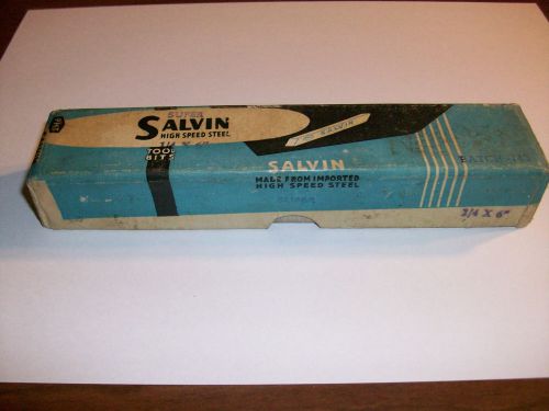 High Speed Steel Cutting Bits/ Box of [12] 1/4&#034; X 6&#034; Salvin Tool Co.