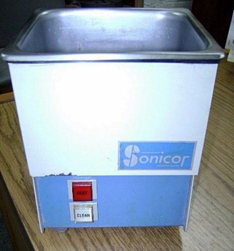 Sonicor 1/2 gallon bench model ultrasonic cleaner, model sc-50h for sale