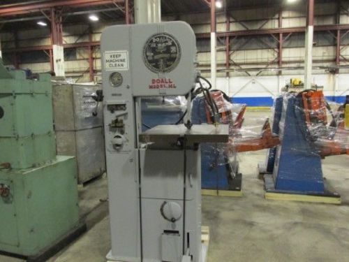 Doall model #16ml vertical bandsaw (mansfield, oh) for sale