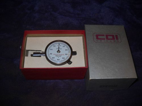 Cdi magnetic dial indicator..no base...001&#034; &amp; .250 range..w/box for sale