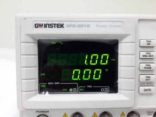 INSTEK GFG-3015 Function Generator