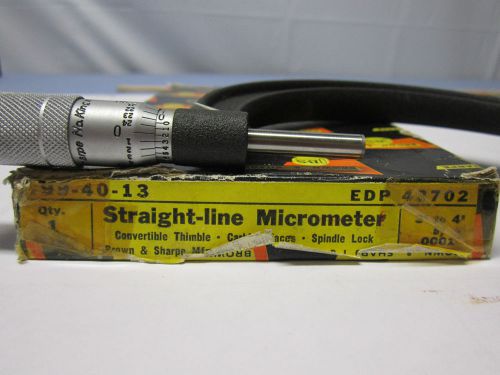 Micrometer 3-4 / brown &amp; sharpe for sale
