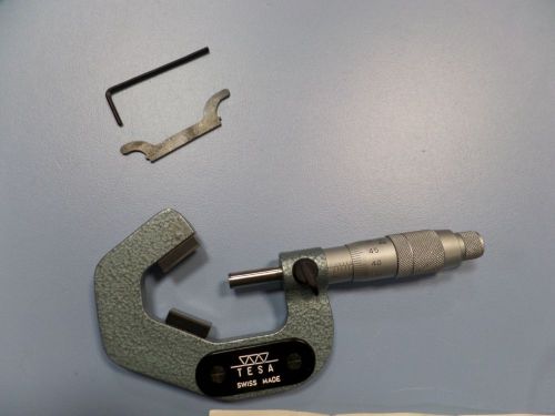 Tesa v-anvil micrometer 20-35mm for sale