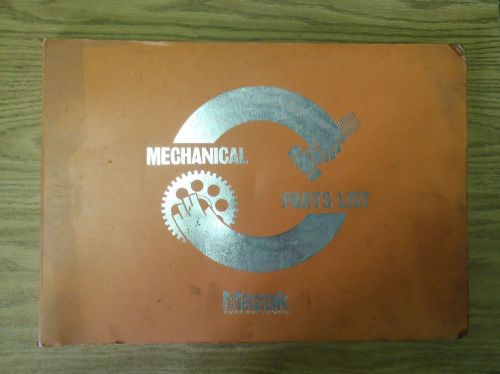 Mazak laser path 4080 mechanical parts list for sale