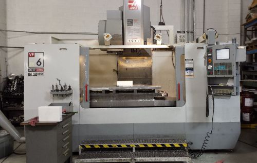 2004 haas vf6/40 vertical machining center, exceptionally clean for sale