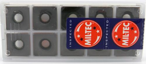 10pc S-PS-032-5-2-TA Mil-Tec Square Milling Inserts for Freedom Cutter TiALN