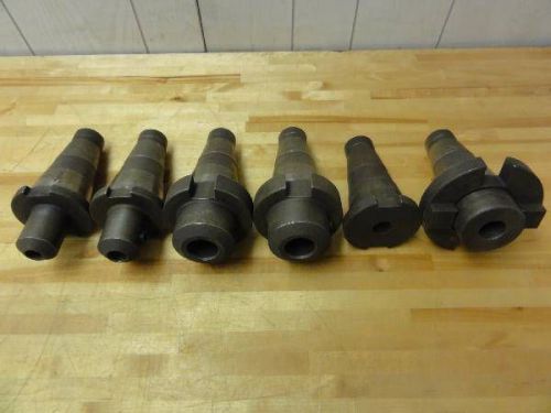 (6) nmtb50 end mill tool holders beaver tool, end mill, shell, cnc for sale