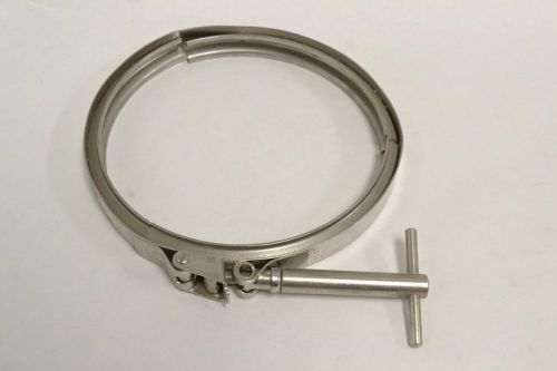 Voss 613209a-728-t sanitary tube pipe tri-clamp compatible clamp 6-1/2in b273883 for sale