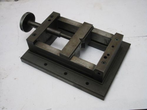 Moore jig borer Bay State precision vise 5-1/2&#034; , 6&#034; opening