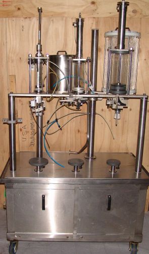 Filling machine , pneumatic (3) piston , Ronchi inline vertical